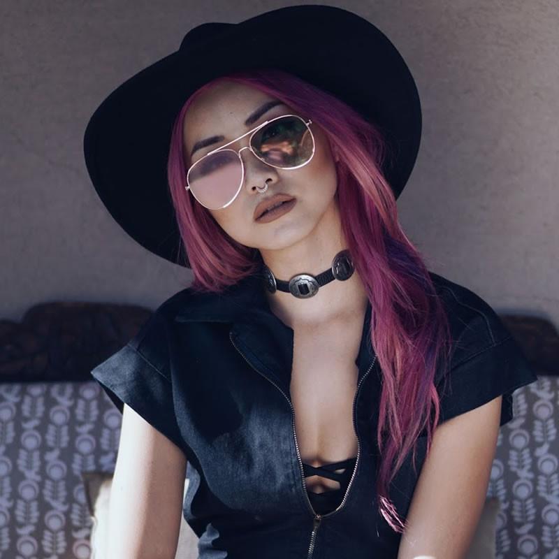 zeroUV Retro Modern Mirrored Flat Lens Metal Aviator Sunglasses A318 Sunglasses