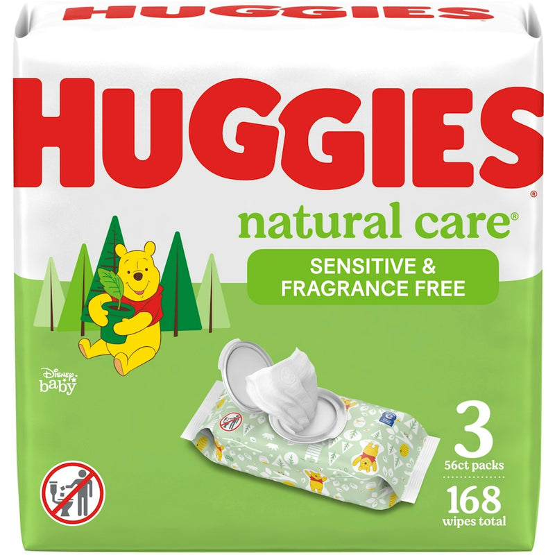 Huggies Huggies Natural Care Disney Baby Sensitive & Fragrance Free Wipes Baby Wipes