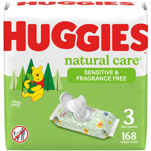Huggies Huggies Natural Care Disney Baby Sensitive & Fragrance Free Wipes Baby Wipes