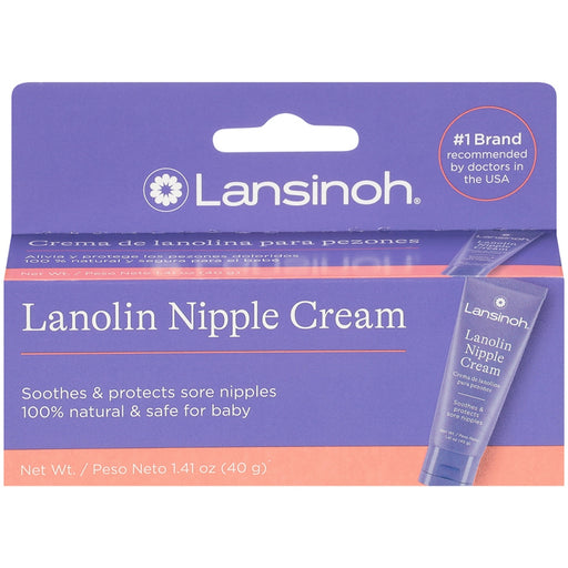 Lansinoh Lansinoh Lanolin Nipple Cream For Breastfeeding Essentials - 1.41oz Nursing & Feeding Light Slate Gray