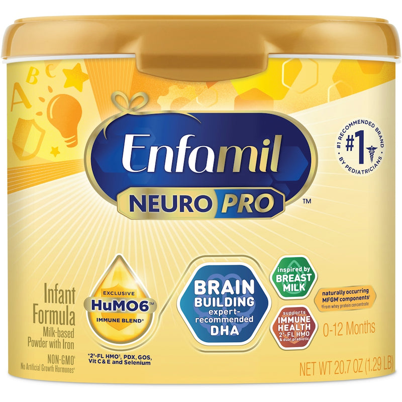 Enfamil Enfamil Infant Formula With Iron, Milk Based Powder, 0 12 Months 20.7 Oz Baby Formula