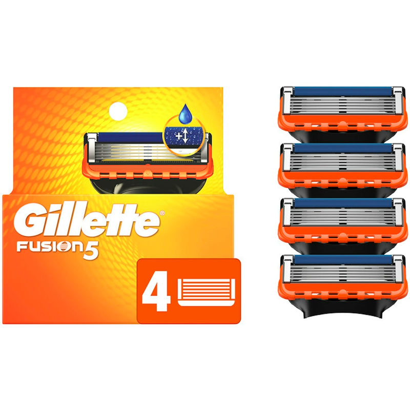 Gillette Gillette Fusion5 Men's Razor Blades, 4 Blade Refills + 1 Bonus Refill Razors & Razor Blades