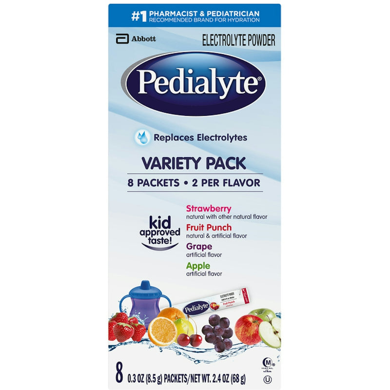 Pedialyte Pedialyte Electrolyte Powder Variety Pack - 8 Count Beverages Lavender