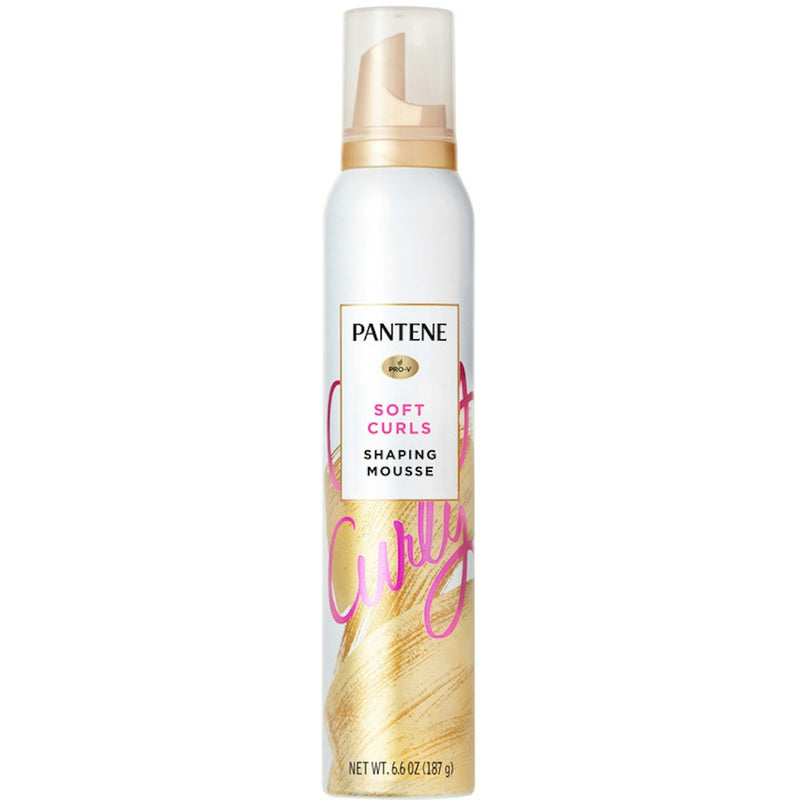 Pantene Pantene Pro-V Soft Curls Shaping Mousse, Controls Frizz, 6.6 Oz Health & Beauty White Smoke