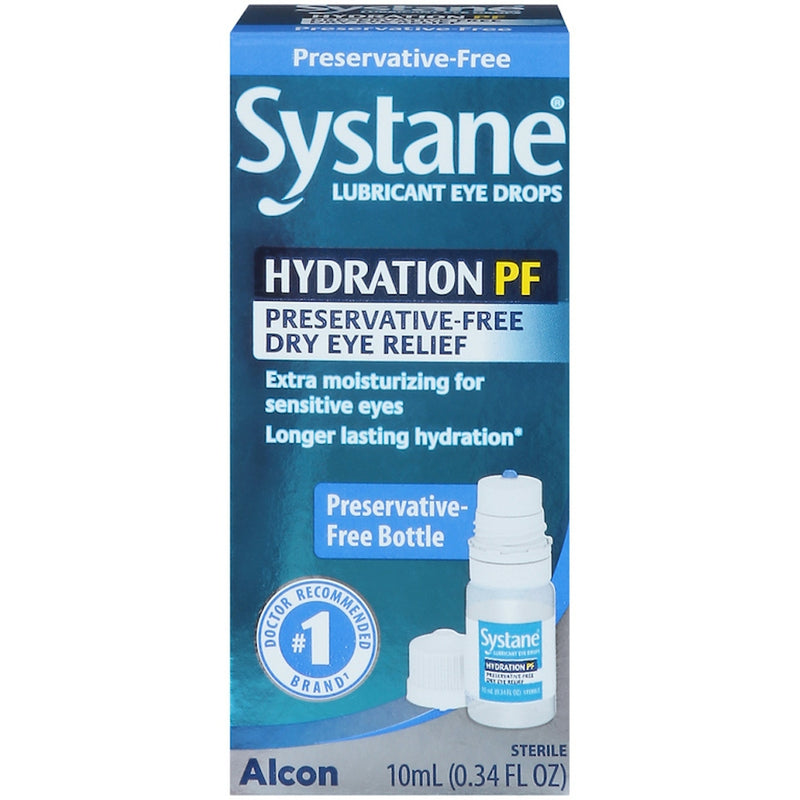 Systane Systane Lubricant Eye Drops, Hydration PF 0.34 Fl Oz Eye Drops & Lubricants