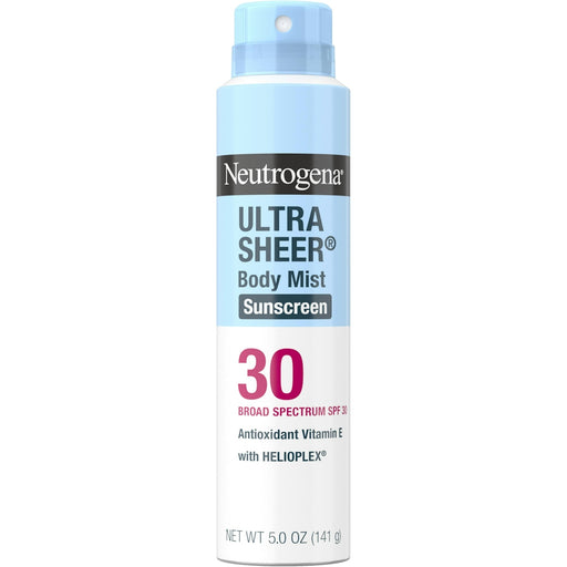 Neutrogena Neutrogena Ultra Sheer Body Mist Sunscreen Spray, Broad Spectrum SPF 30 5 oz Sunscreen
