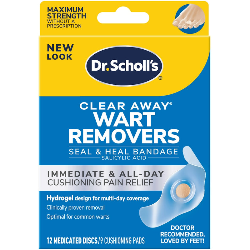 Dr. Scholl's Dr. Scholl's Duragel Clear Away Wart Remover 12 Discs & 5 Cushions Wart Removers