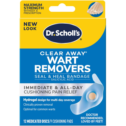 Dr. Scholl's Dr. Scholl's Duragel Clear Away Wart Remover 12 Discs & 5 Cushions Wart Removers