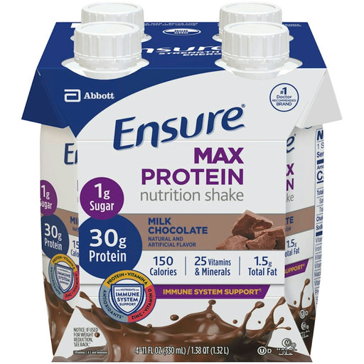 Ensure Ensure Max Protein Milk Chocolate Nutrition Shake 4 - 11 Fl Oz Cartons Fitness & Nutrition