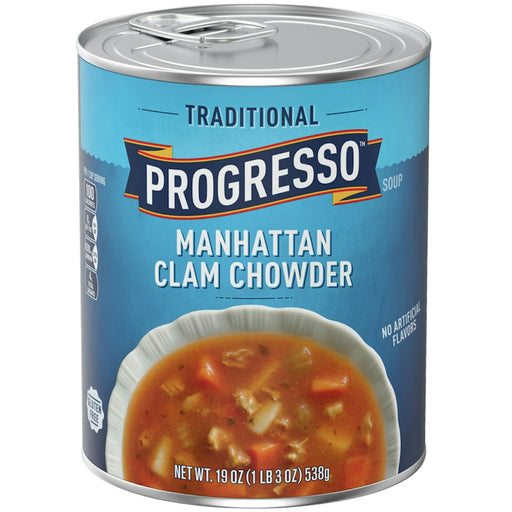 Progresso Progresso Traditional Manhattan Clam Chowder Soup, Gluten Free, 19 Oz Can Soups & Broths White Smoke