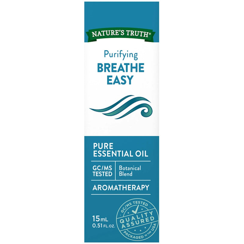 Nature's Truth Nature's Truth Essential Oil, Pure, Breathe Easy, Purifying 0.51 Fl Oz Health & Beauty
