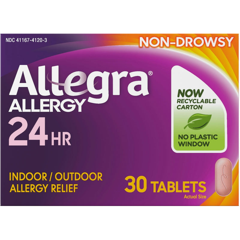 Allegra Allegra Allergy, Non Drowsy, 24 Hr, 180 Mg, Tablets Health & Beauty