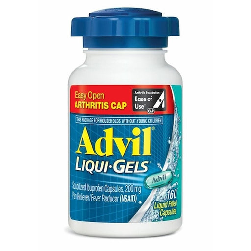 Advil Advil Easy Open Cap Pain Reliever/Fever Reducer Capsules - Ibuprofen (NSAID) - 160ct Health & Beauty