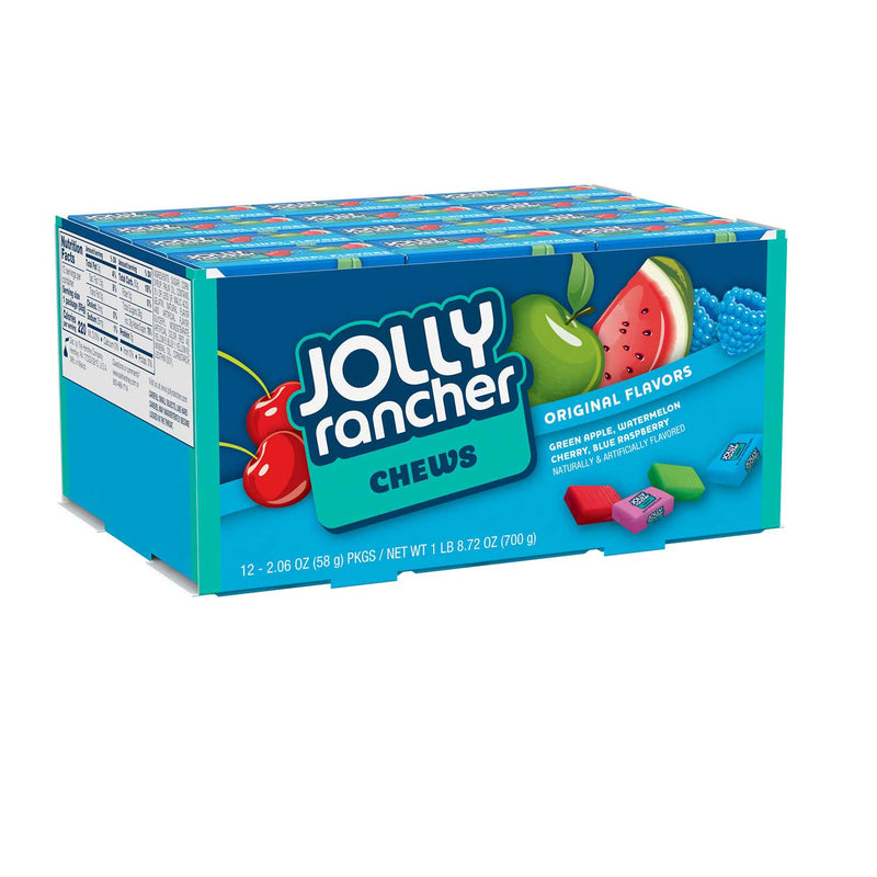 Jolly Rancher Jolly Rancher Fruit Chews 12ct Box Candy & Chocolate