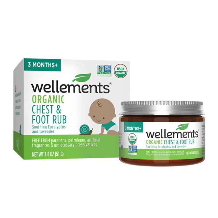 Wellements Wellements Organic Baby Chest & Foot Rub Health & Beauty