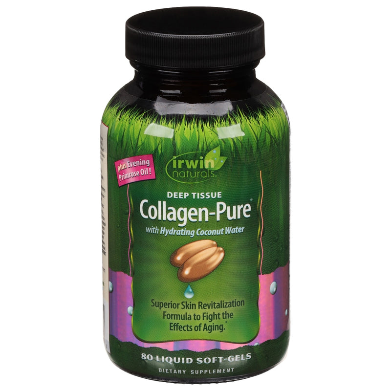 Irwin Naturals Irwin Naturals Deep Tissue Collagen-Pure Dietary Supplement Liquid Soft-Gels - 80ct Vitamins & Supplements