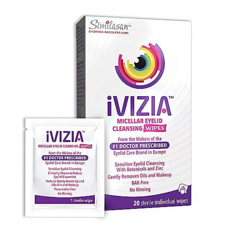 iVIZIA iVIZIA Similasan Wipes, Eyelid Cleansing Health & Beauty