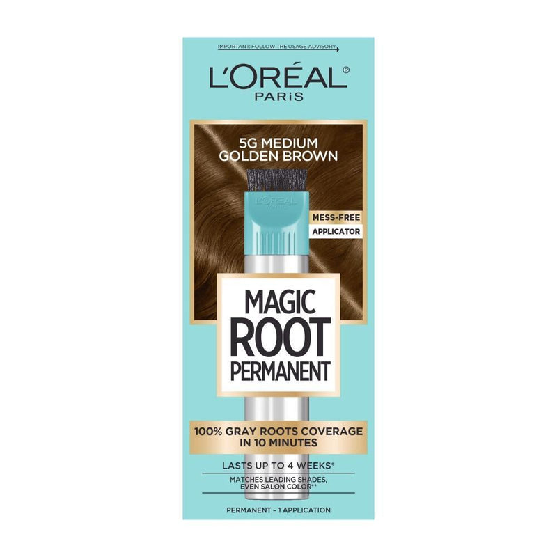 Root Rescue Root Rescue L'Oreal Paris Magic 10 Minute Hair Coloring Kit, 5G Medium Golden Brown, 1 Kit Hair Color