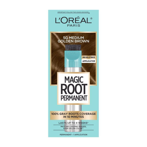 Root Rescue Root Rescue L'Oreal Paris Magic 10 Minute Hair Coloring Kit, 5G Medium Golden Brown, 1 Kit Hair Color