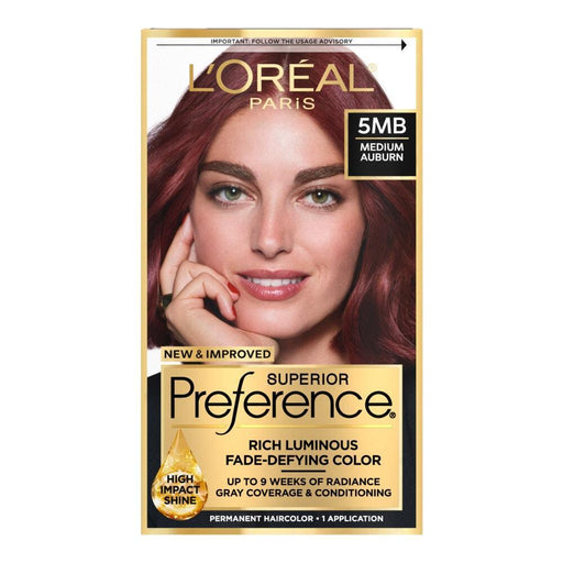 Superior Preference Superior Preference L'Oreal Paris Warmer 5MB Medium Auburn Hair Color 1 Hair Color