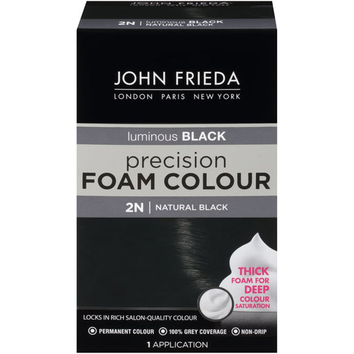 John Frieda John Frieda Luminous Natural Black 2N, Hair Color Foam Hair Color