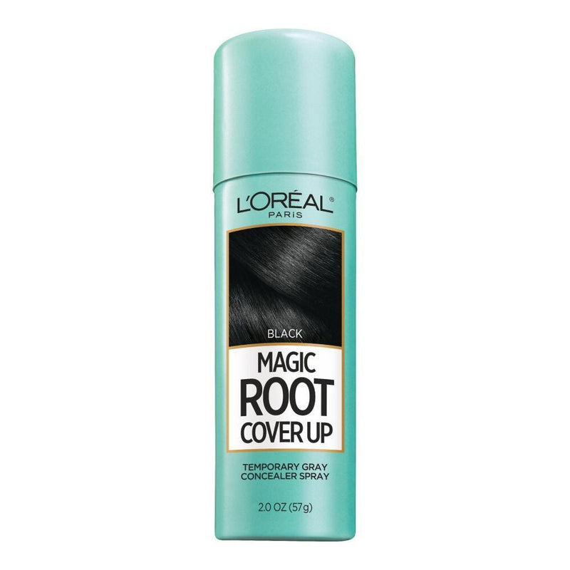 L'Oreal L'Oreal Paris Magic Root Cover Up Gray Concealer Spray Black 2 Oz Health & Beauty