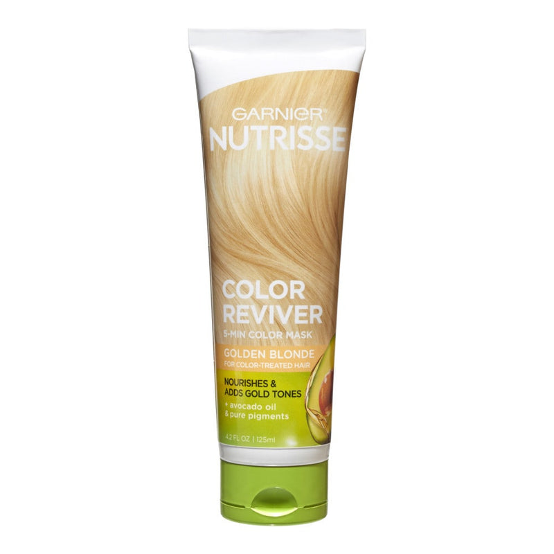 Garnier Garnier Nutrisse Color Reviver 5 Minute Golden Blonde Nourishing Hair Mask, 4.2 Fl Oz Masks