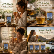 MG Windward Trading LLC Premium Irish Sea Moss Herbal Teas Sea Moss Tea Tan Egyptian Lemongrass,Chamomile,Chai,Mango,Pomegranite Green Tea,Turmeric Golden Chai,Raspberry,Moroccan Mint