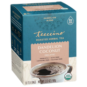 Teeccino Dandelion Coconut Roasted Herbal Tea Herbal Tea