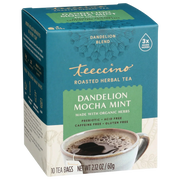 Teeccino Dandelion Mocha Mint Roasted Herbal Tea Herbal Tea