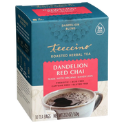 Teeccino Dandelion Red Chai Roasted Herbal Tea Herbal Tea