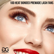 GladGirl 10D Heat Bonded PreMade Lash Fans - Mixed Length - 400 Fans Eyelashes