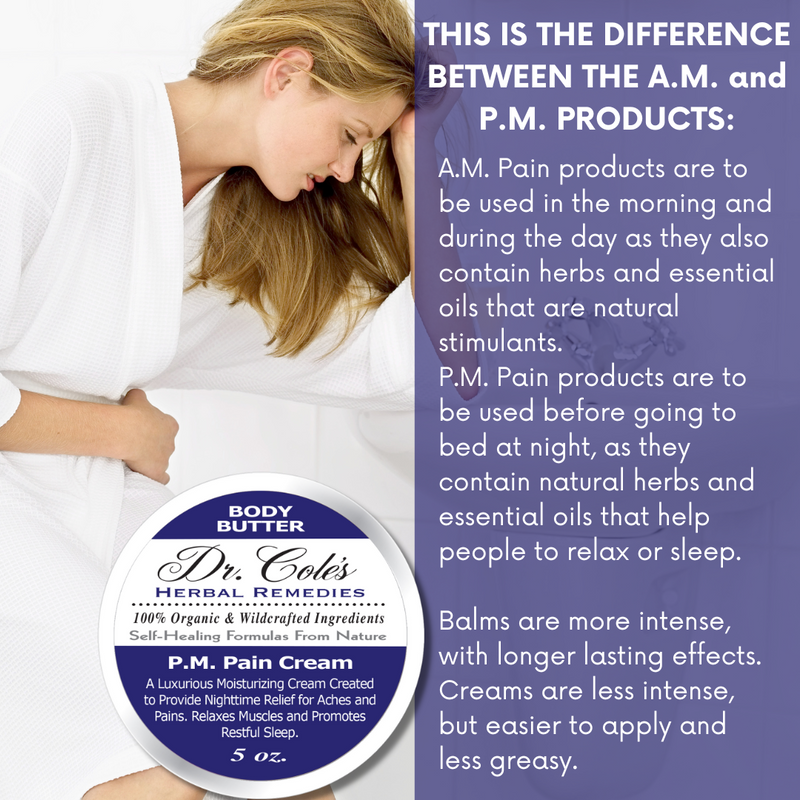 COLEHERBALS 25 - Dr. Cole's P.M. Pain Cream Herbal