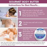 COLEHERBALS LLC 40 - Dr. Cole's Gourmet Body Butter - LAVENDER Herbal Rosy Brown