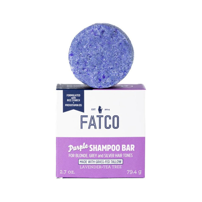 Purple Shampoo Bar by FATCO Skincare Products