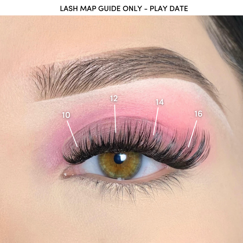 Pink Purée Play Date DIY Lashes