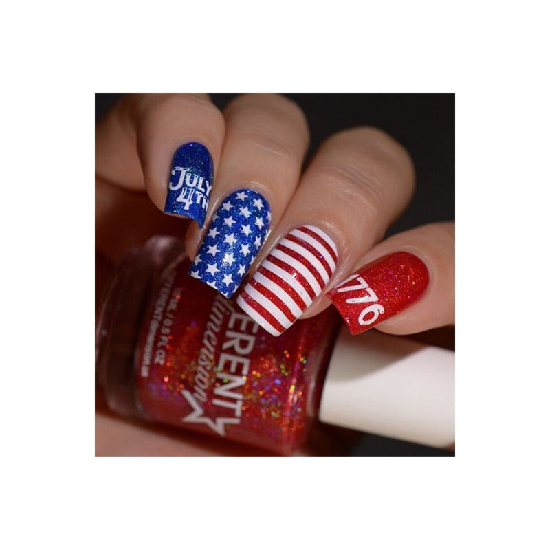 UberChic Beauty Fourth of July Stamping Plate