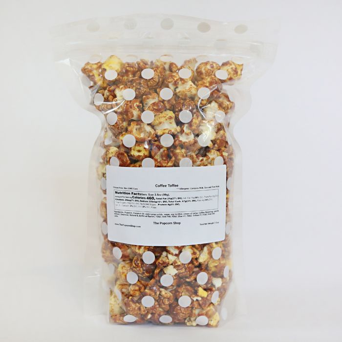 Coffee Toffee Gourmet Popcorn Giftbag