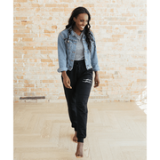 Sunflower Motherhood Blue Denim Mama Jacket Clothing