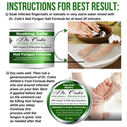 COLEHERBALS Athlete's Foot Protocol Bundle Herbal
