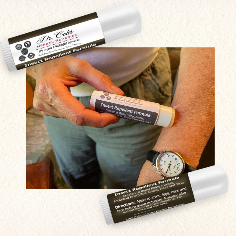 COLEHERBALS LLC 15 - Dr. Cole's Insect Repellent Stick Herbal Seashell