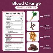 Teeccino Blood Orange Roasted Herbal Tea Herbal Tea