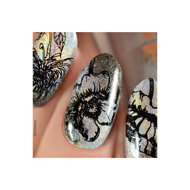 UberChic Beauty Secret Garden-01 Stamping Plate
