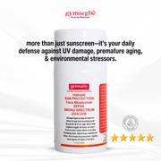 gymsegbë Habaek Sun Protection Face Moisturizer SPF50 | Peptides | Niacinamide SPF50 Anti-Aging Facial