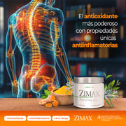 Paleolife Zimax® antioxidante envase ZIMAX ANTIOXIDANTE PRACTICO ENVASE
