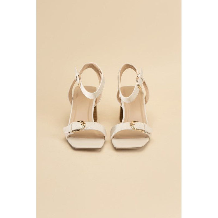 TREATY-S Buckle Sandal Heel