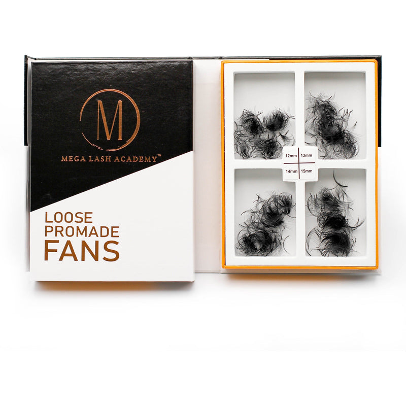 Mega Lash Academy 10D Mix Promade Loose Fans - 1000 Fans Promade Fans