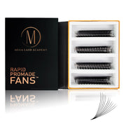 Mega Lash Academy 10D Mix Rapid Promade Fans® - 1000 Fans Promade Fans