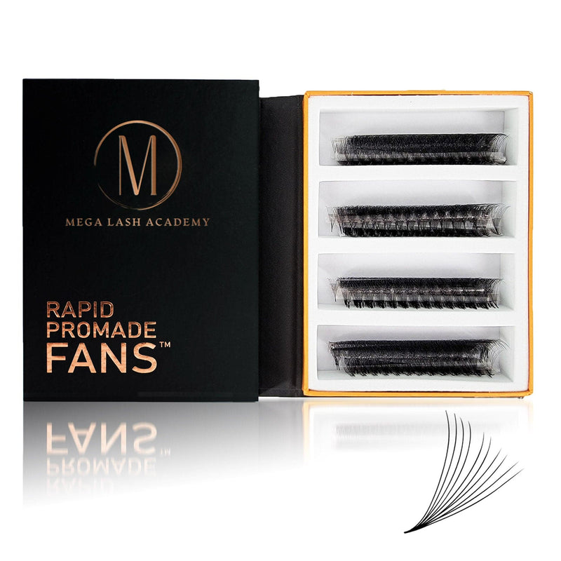 Mega Lash Academy 10D Rapid Promade Fans® - 1000 Fans Promade Fans