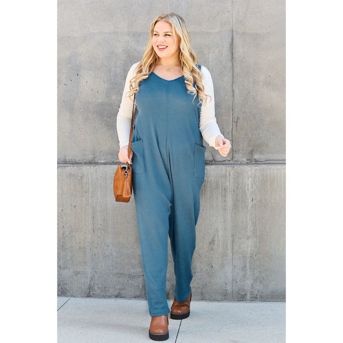 Double Take Sleeveless Straight Jumpsuit